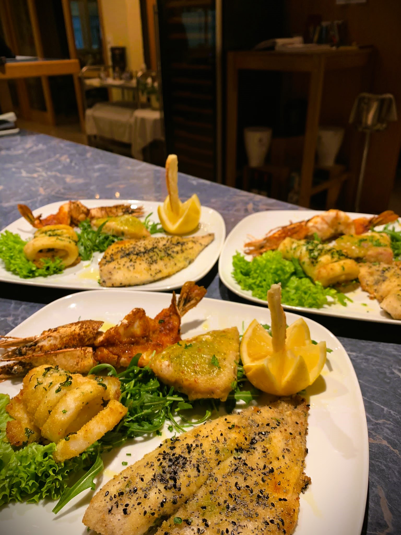 Frittura di pesce — gebackene Meeresfrüchte